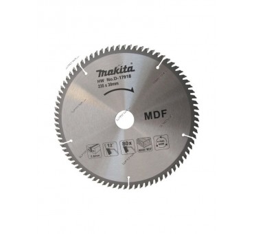 DISQUE CARBURE MDF 235*30*80T MAKITA