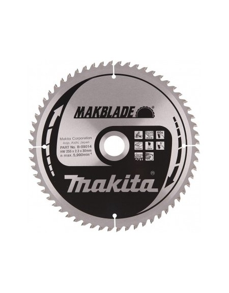 DISQUE CARBURE BOIS 260*30*Z60 MAKITA