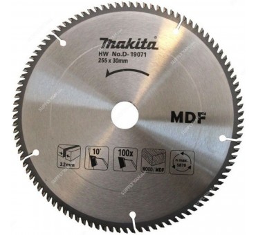 DISQUE CARBURE MDF 254*30*100T MAKITA